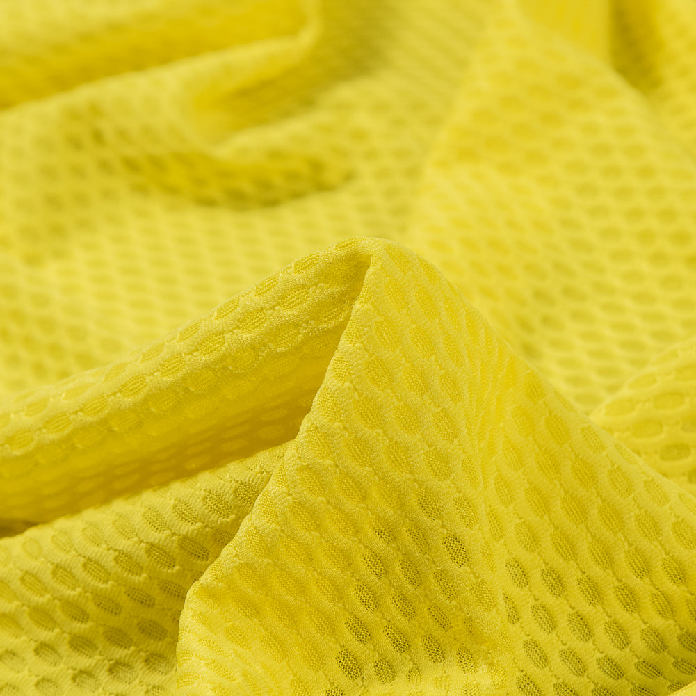 Yellow Knit Jacquard Mesh - Joann Fabrics