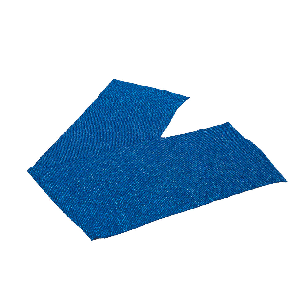 Royal Blue Sparkle Rib Knit Trim - 7