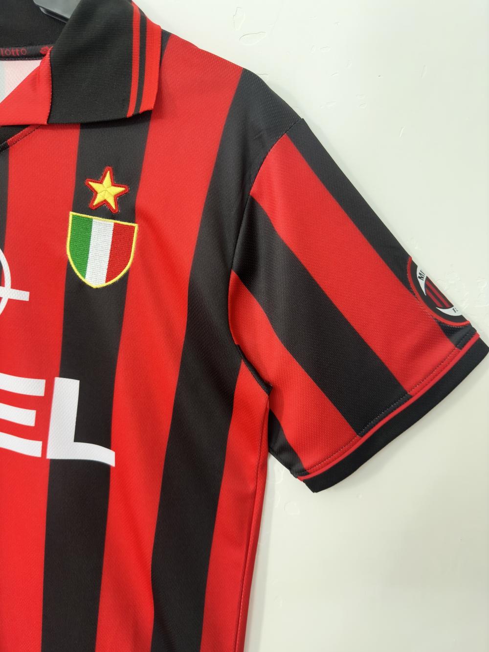 1996/1997 Retro AC Milan Home Football Shirt 1:1 Thai Quality