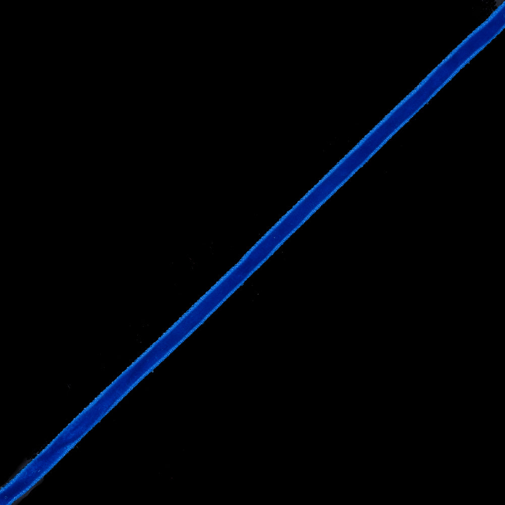 Single Faced Velvet Ribbon Made in Italy - 1/8