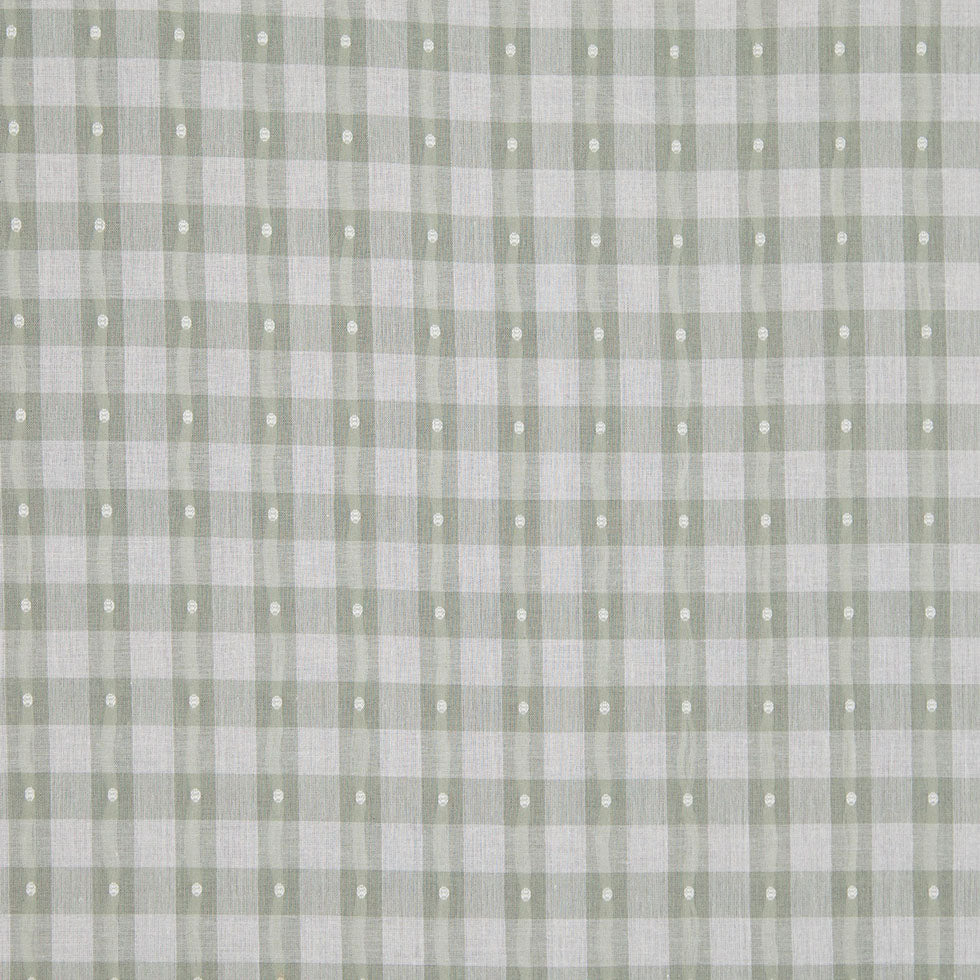 Moss Green Checked Cotton Shirting - Joann Fabrics