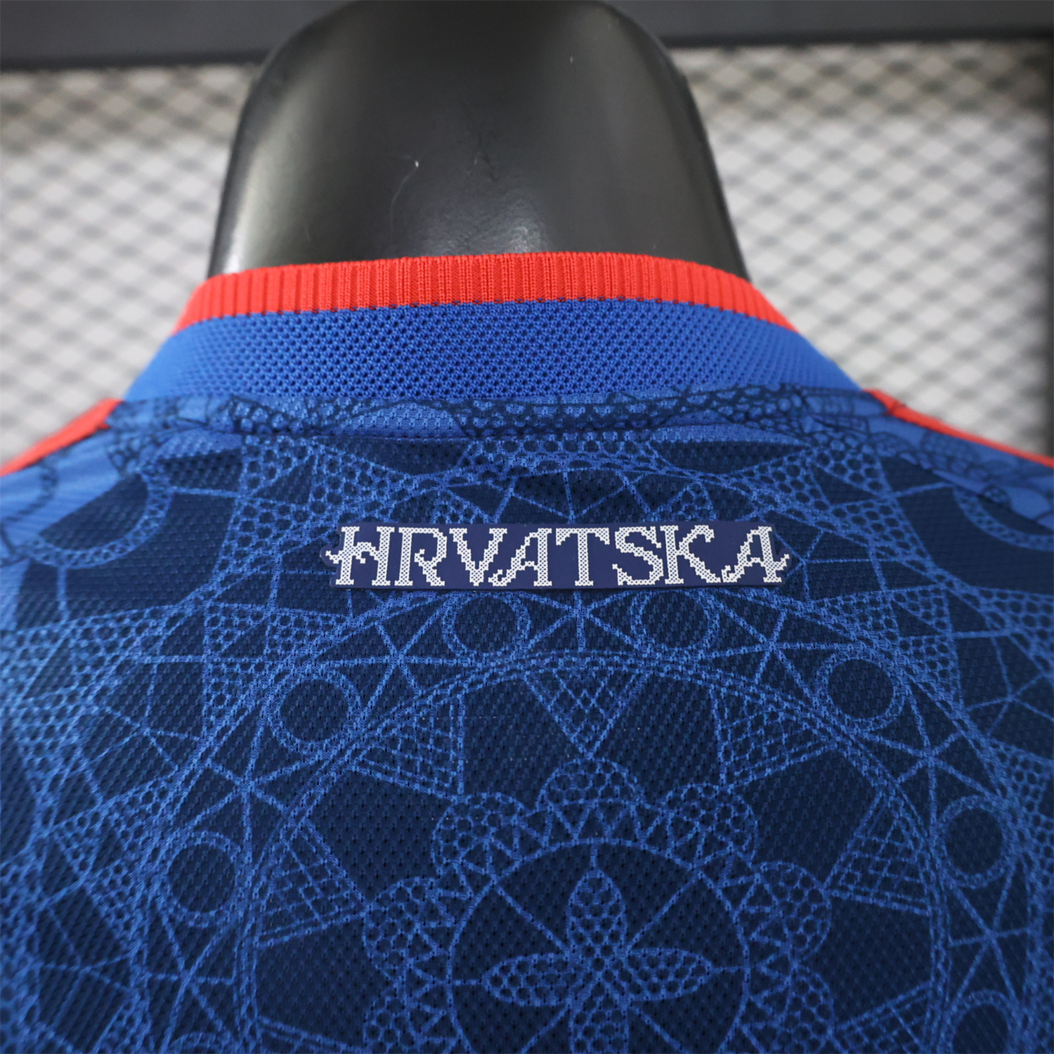 Croatia 2027 Away Blue Jersey - Player Version - UnitedFutballJersey