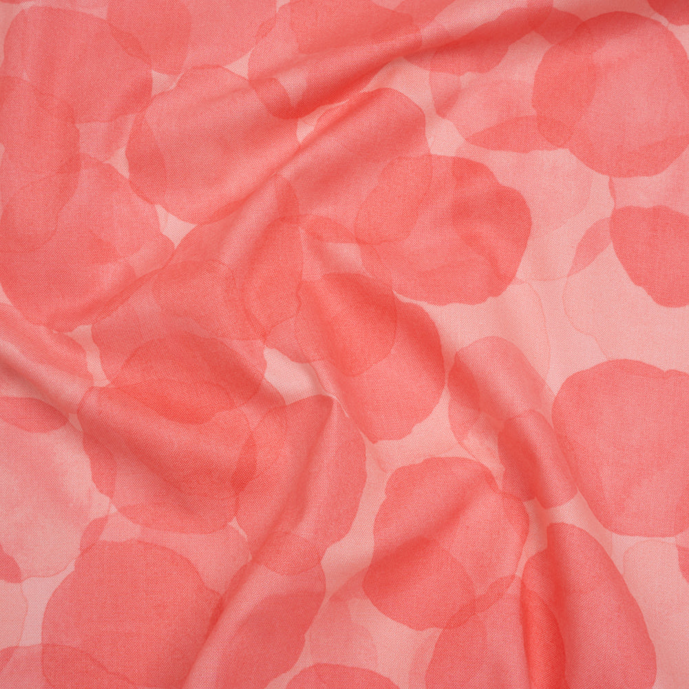 Printed Quilting Cotton by Patrick Lose for Northcott - Pink Lemonade Juicy Watercolor Circles - Tonal Trios Collection - Joann Fabrics