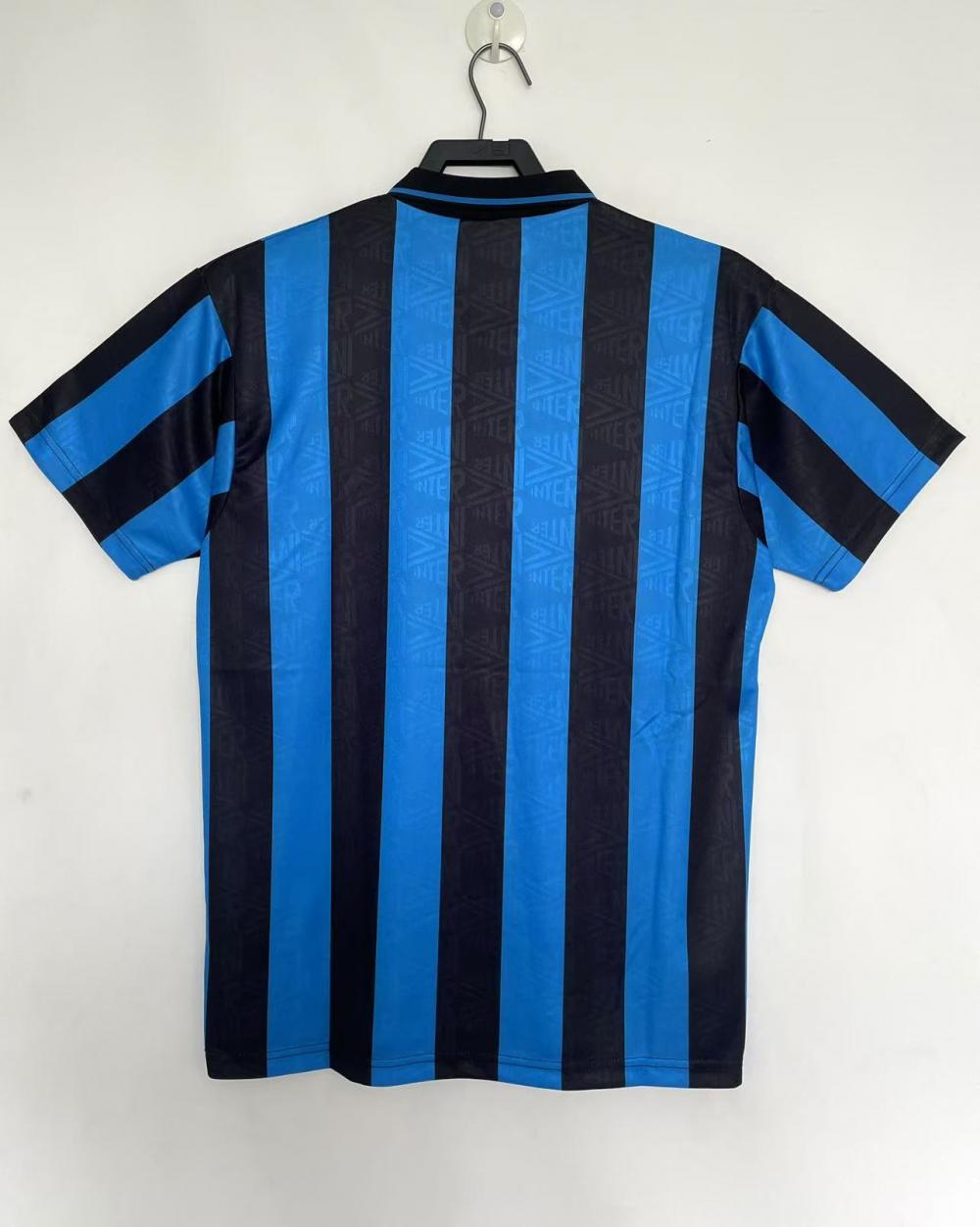 1992-1994 Retro Inter Milan Home Football Jersey 1:1 Thai Quality