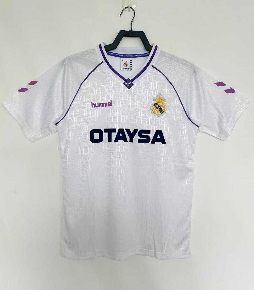 1990/1992 Retro Real Madrid Home Soccer Jersey 1:1 Thai Quality