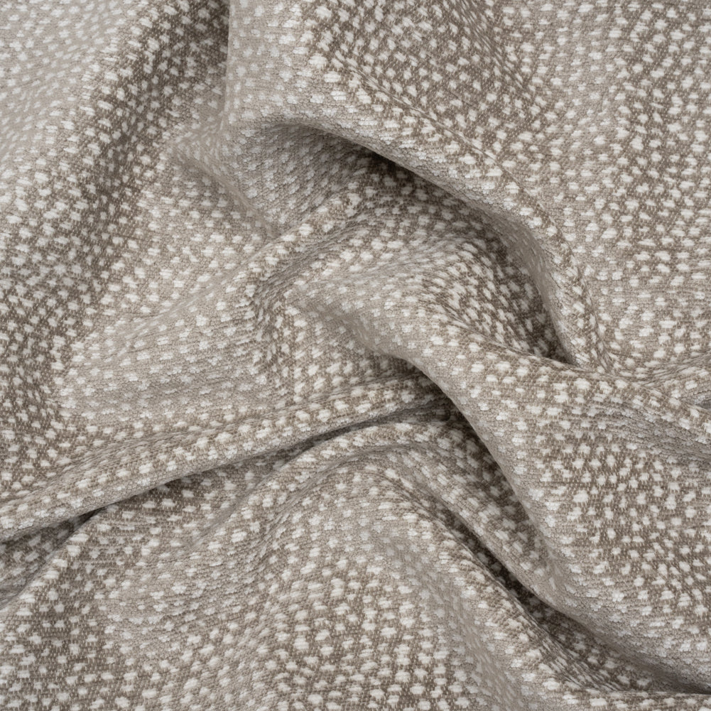 Upholstery Chenille - Matte Grey Spotted - Remus Collection - Joann Fabrics