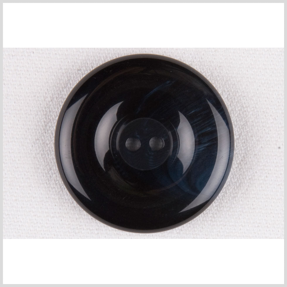 Plastic 2-Hole Button - 36L/23mm - Glossy Navy Blue Swirls Tire Rim - Joann Fabrics