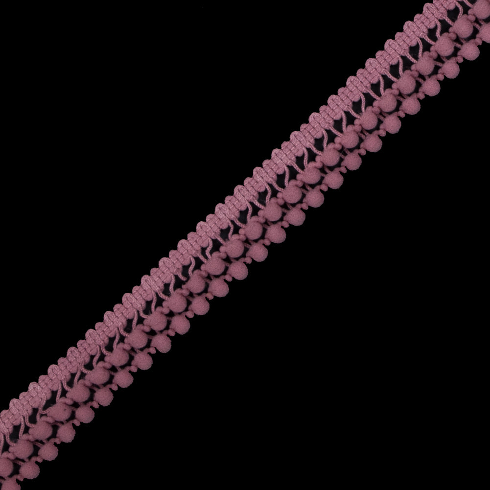 Dusty Rose Two Row Mini Pom Pom Trim - Joann Fabrics