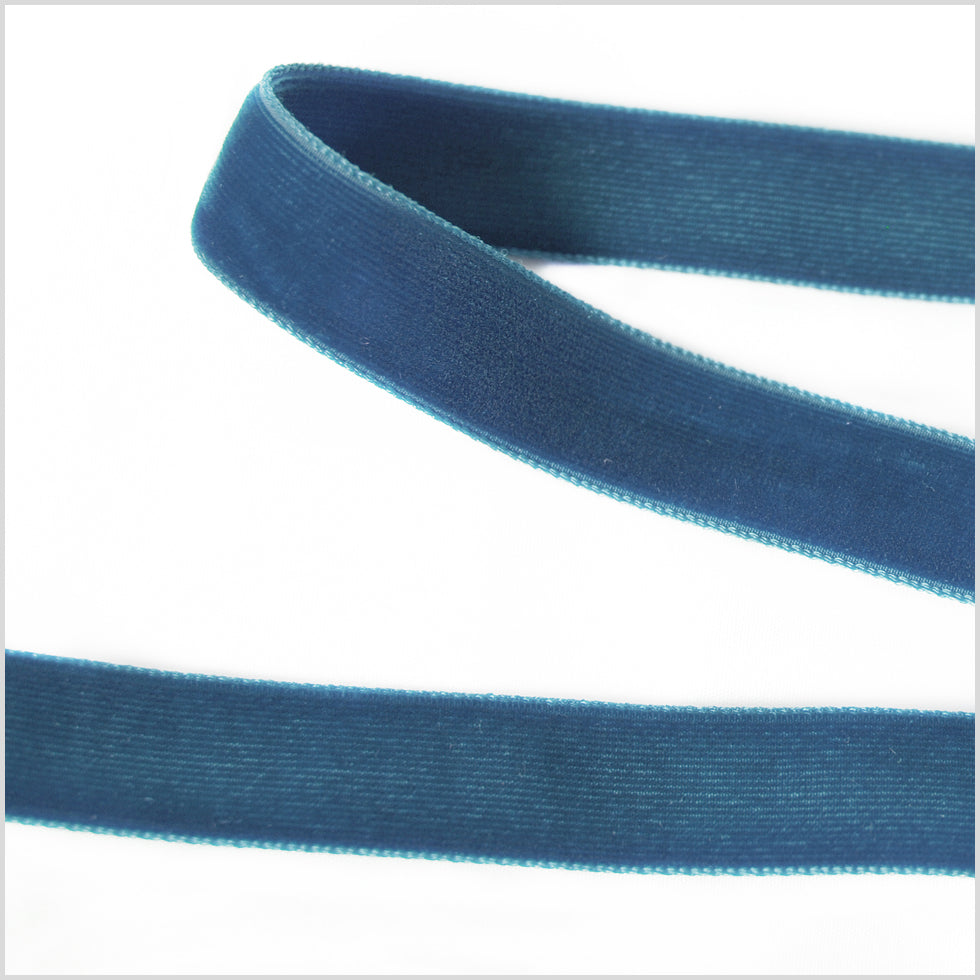 Double Faced Velvet Ribbon Made in Italy - 5/8