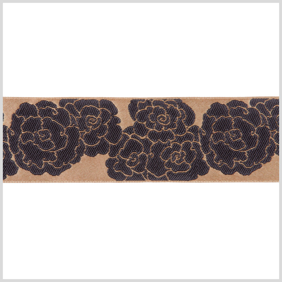 Gold Black French Jacquard Ribbon - Joann Fabrics