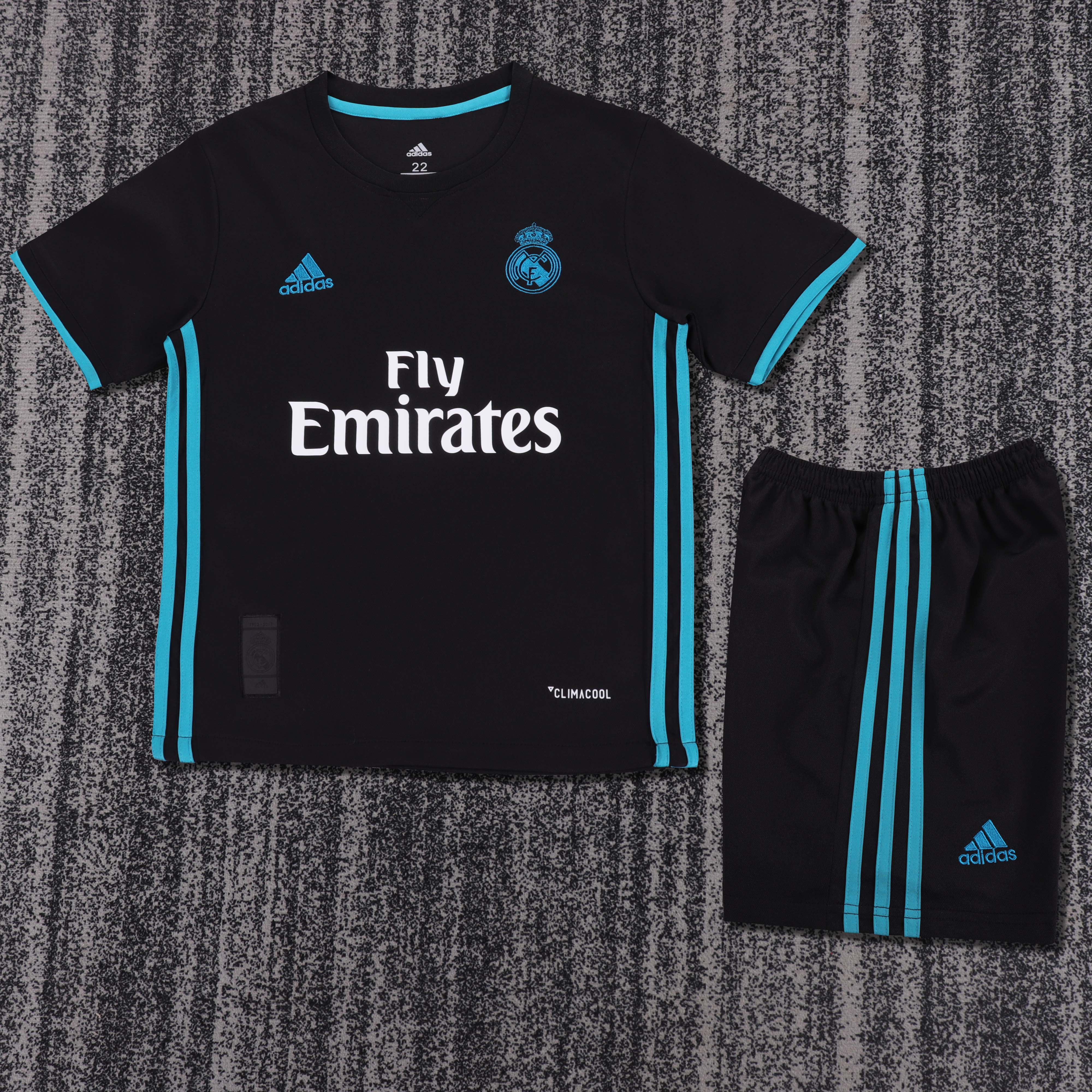 2017/2018 Retro Real Madrid Away Football Shirt 1:1 Thai Quality Kids Size