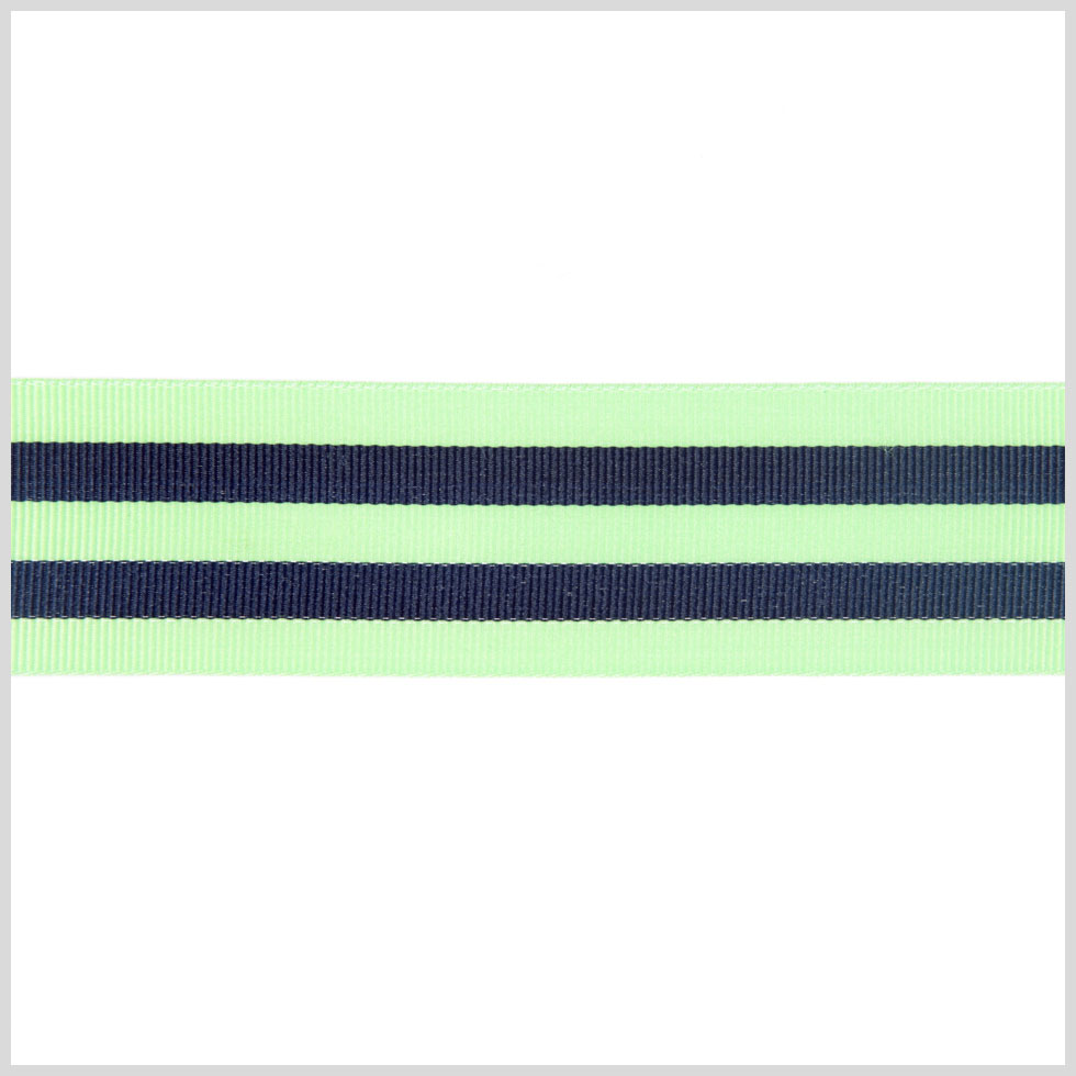 Green/Blue Striped Grosgrain Ribbon - Joann Fabrics