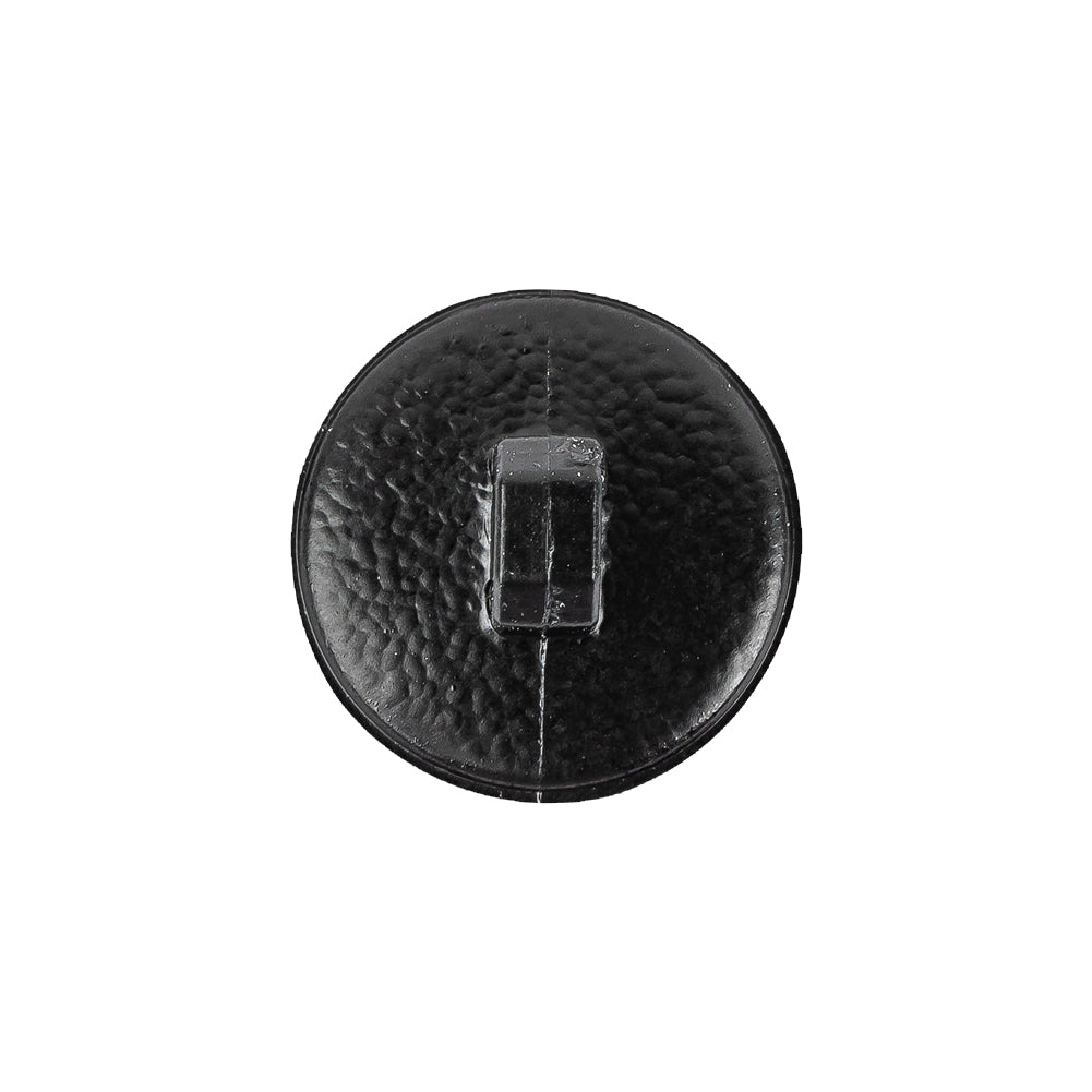 Italian Shiny Black Basketweave Embossed Faux Leather Button - 32L/20mm - Joann Fabrics
