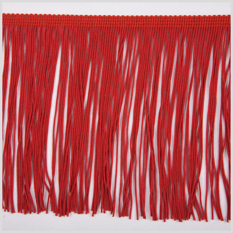Red Chainette Fringe - 6