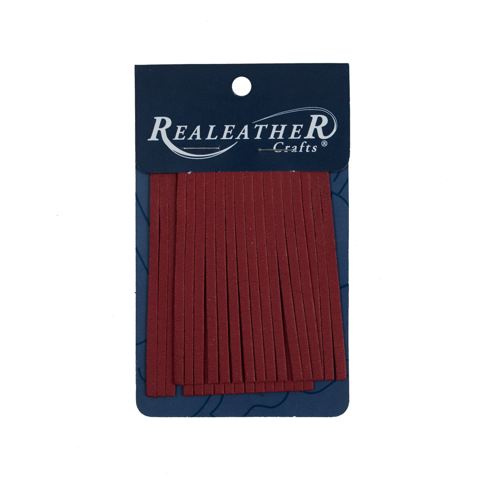 Realeather Red Deerskin Fringe Trim - Joann Fabrics