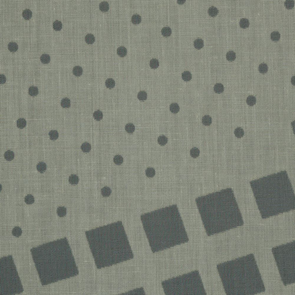 Mellow Yellow Geometric Poly-Cotton Burnout - Joann Fabrics