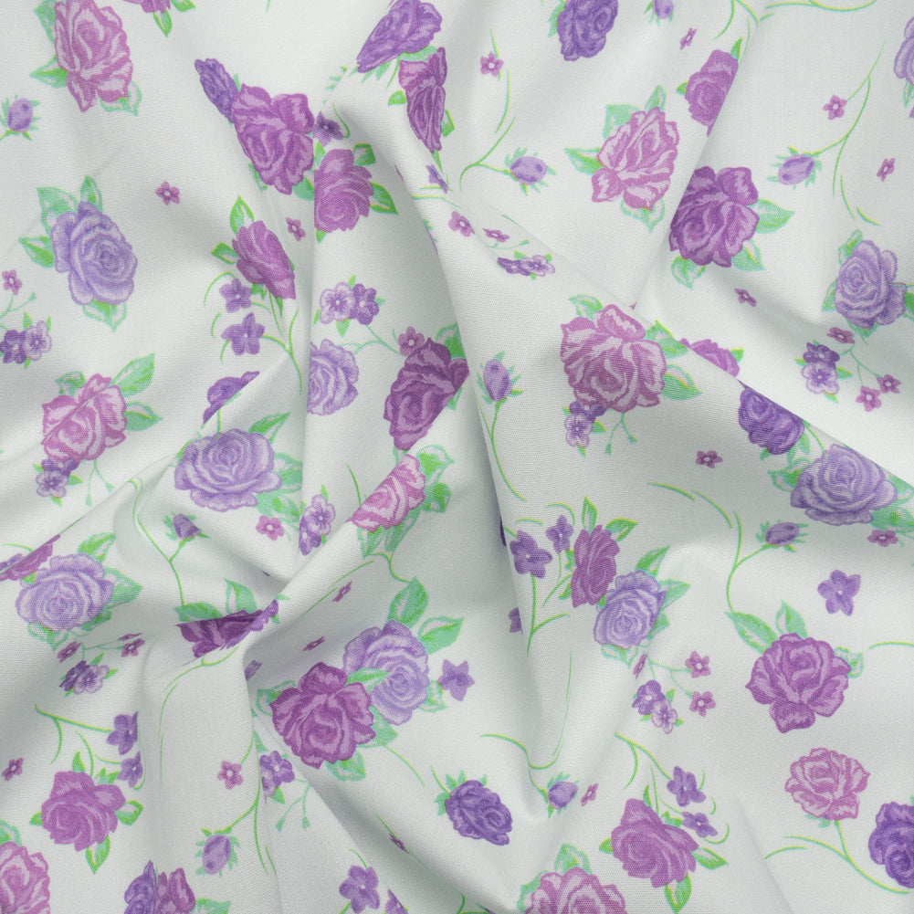 Mood Exclusive White Little Romantic Stretch Cotton Poplin - Joann Fabrics