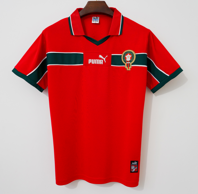 1998 Retro Morocco National Team Third Away Football Jersey 1:1 Thai Quality