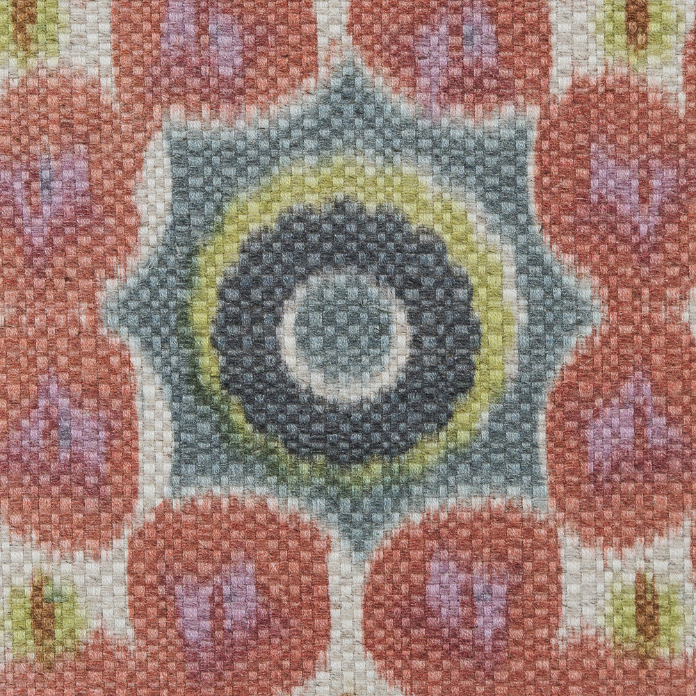 Spanish Green and Pink Medallion Floral Woven - Joann Fabrics