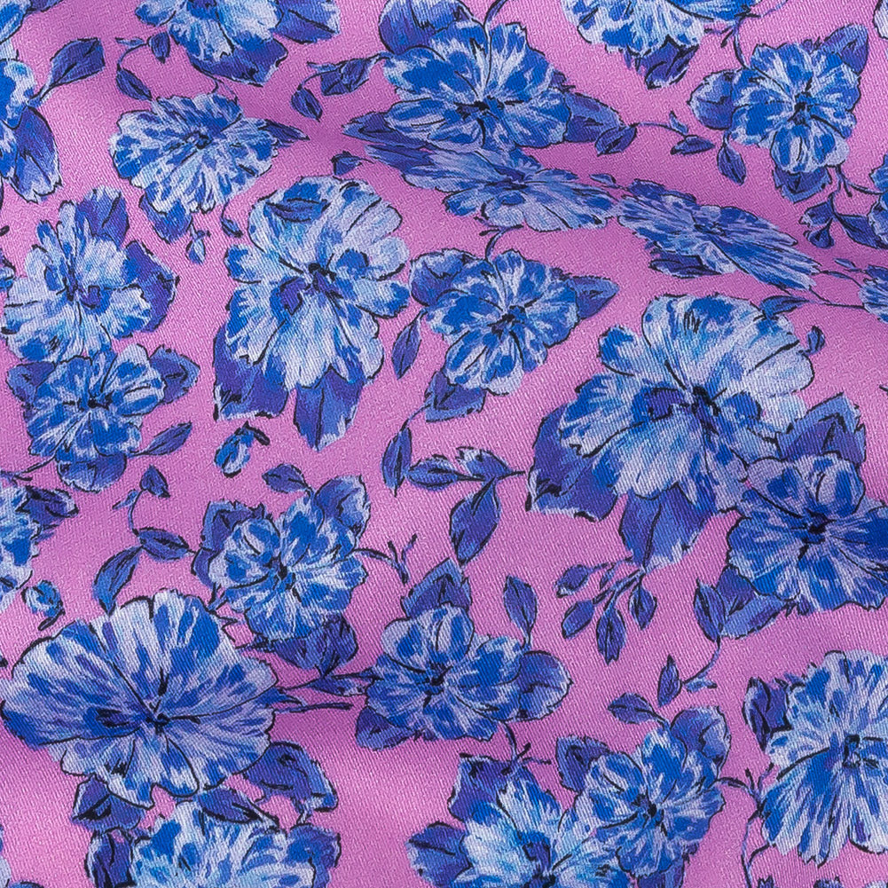 Mood Exclusive Pink Parisian Perennials Cotton Voile - Joann Fabrics