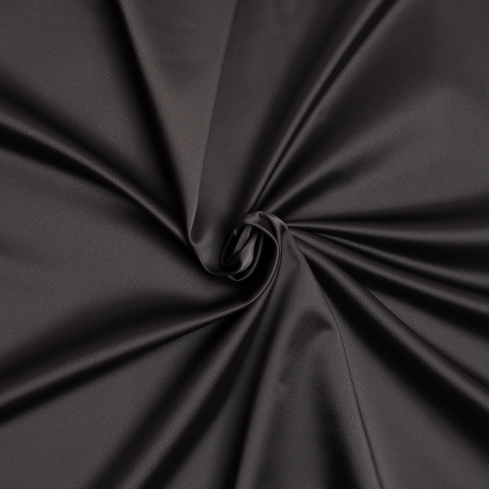 Stretch Satin Made in Italy - Black - Premium Collection - Joann Fabrics