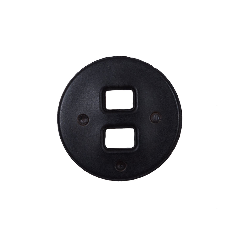 Brown Faux-Leather Plastic Button - 36L/23mm - Joann Fabrics