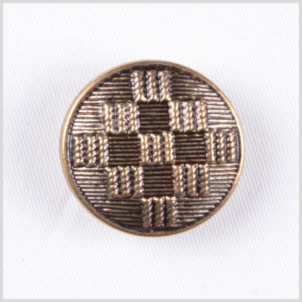Antique Gold Metal Button - 36L/23mm - Joann Fabrics