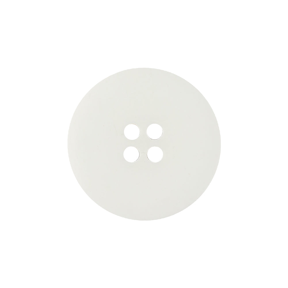 Matte White Shallow Plate 4-Hole Plastic Button - 36L/23mm - Joann Fabrics