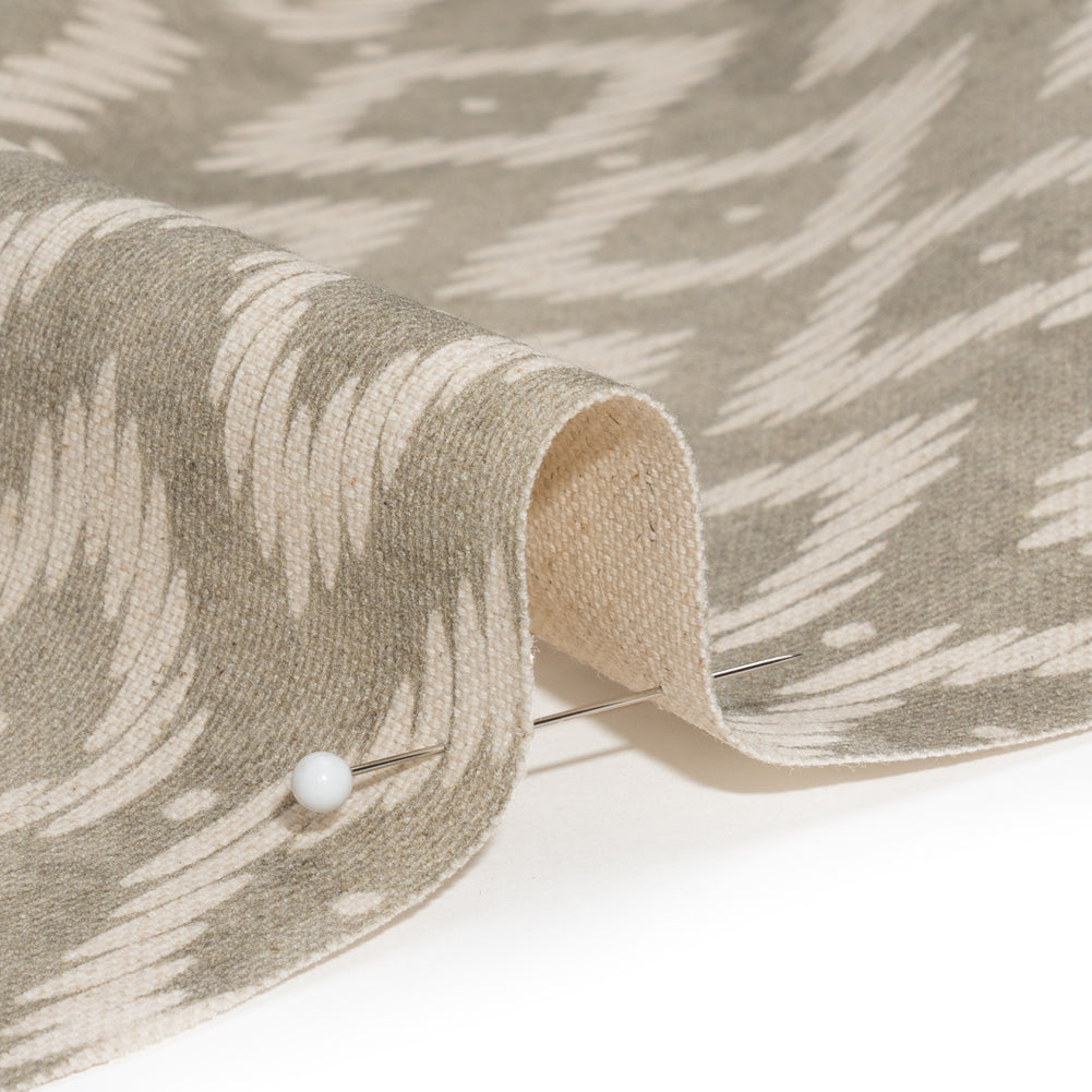 Cotton and Linen Canvas Print - Pebble Diamonds and Dots - British Imported - Joann Fabrics