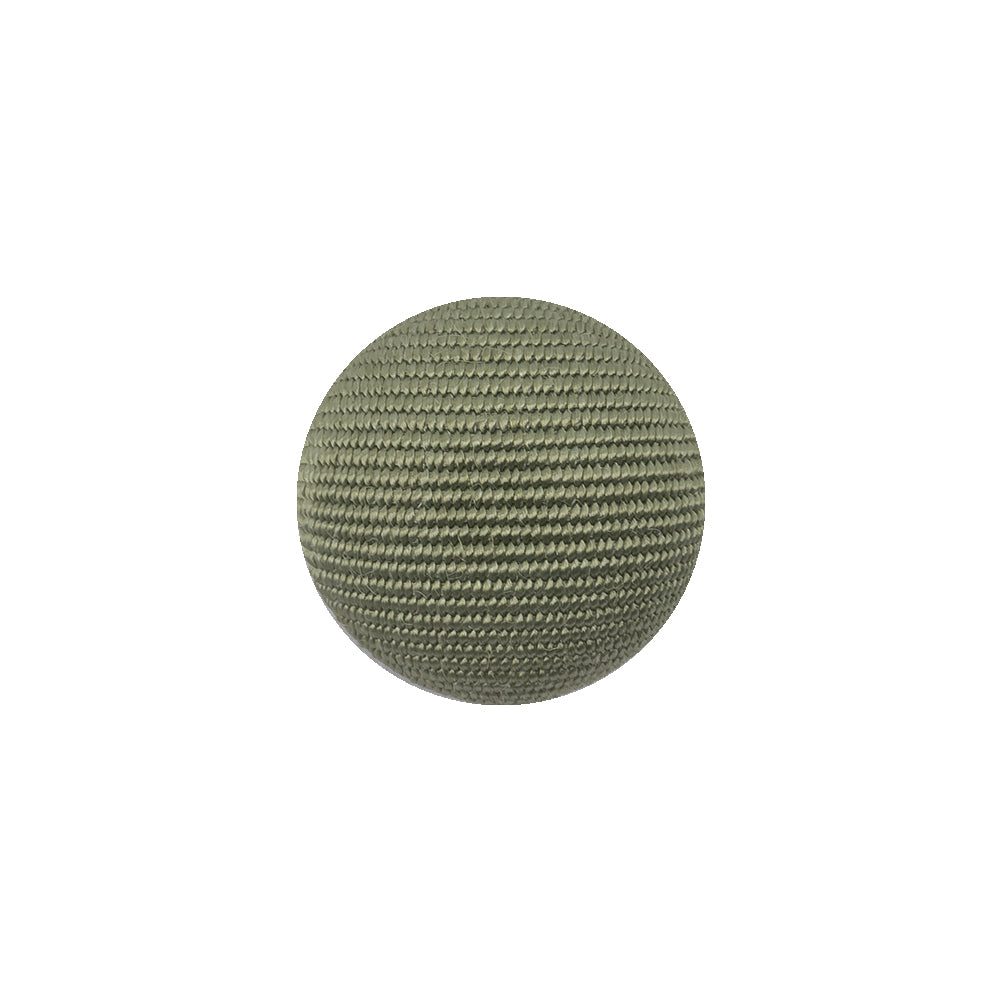 Oil Green Ottoman Fabric Covered Domed Cotton Blend Sew On Button - 25L/16mm - Joann Fabrics