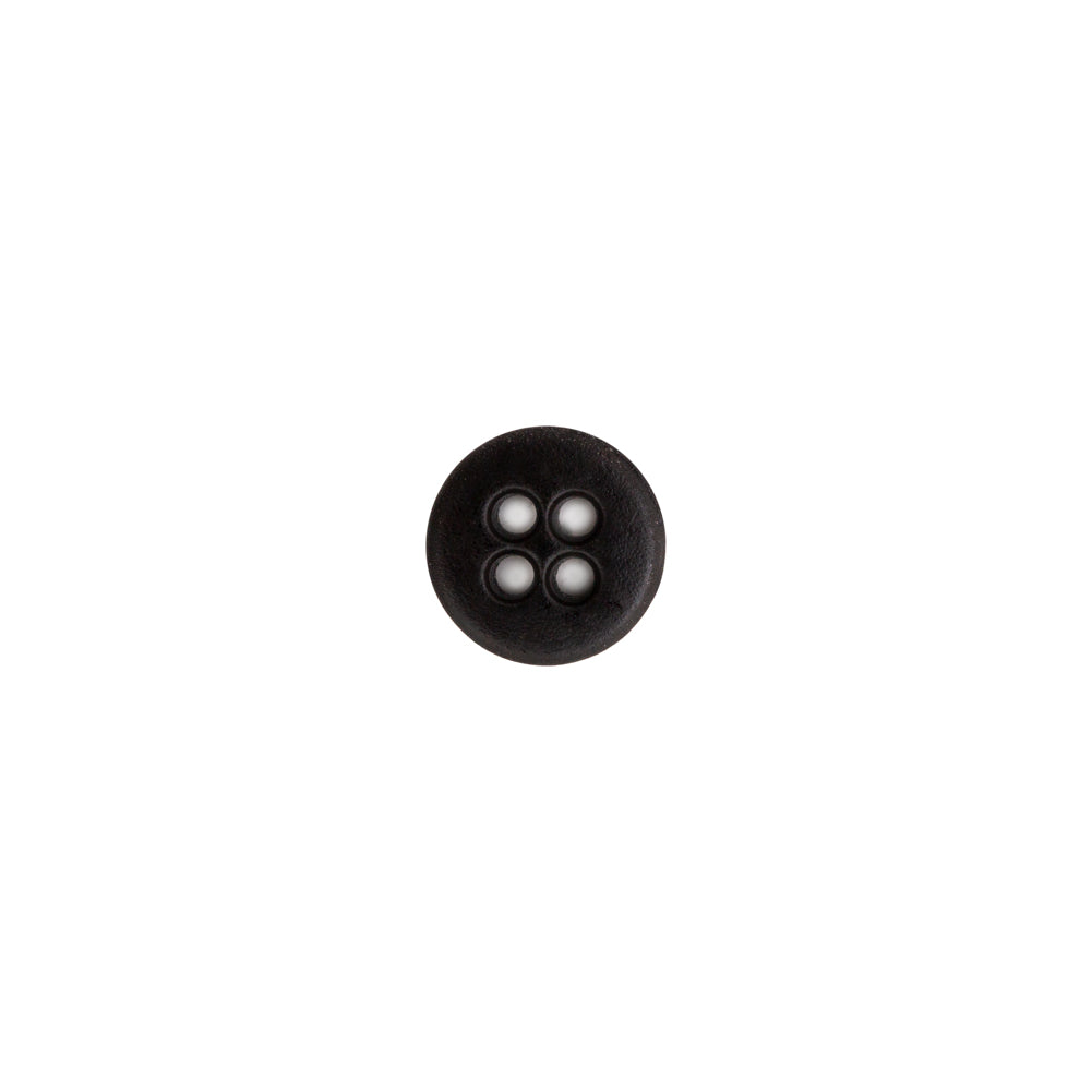 Italian Black Plastic 4-Hole Button - 14L/9mm - Joann Fabrics