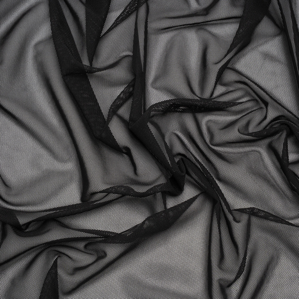 Stretch Polyester Mesh - Black - Designer Deadstock - Joann Fabrics