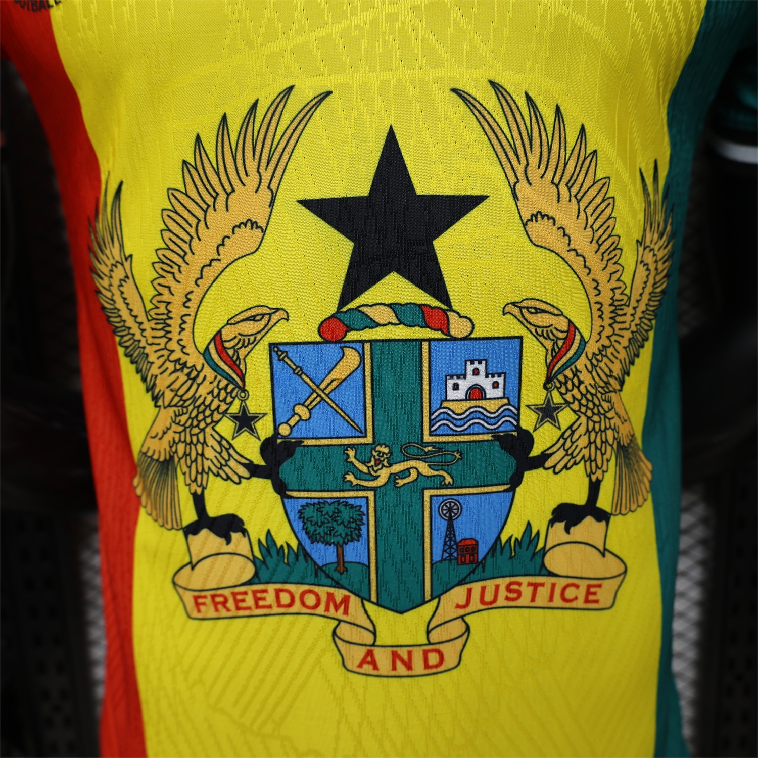 Ghana 2026 Ghana Coat Of Arms Special Jersey - Player Version - UnitedFutballJersey