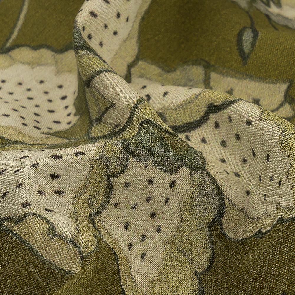 Mood Exclusive Green Limitless Love Cotton Shirting - Joann Fabrics