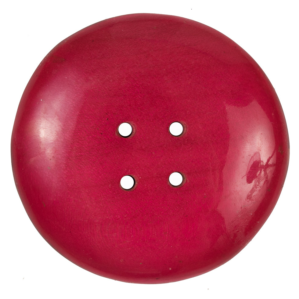 Poinsettia Laminated Banana Bark Button - 116L/72mm - Joann Fabrics
