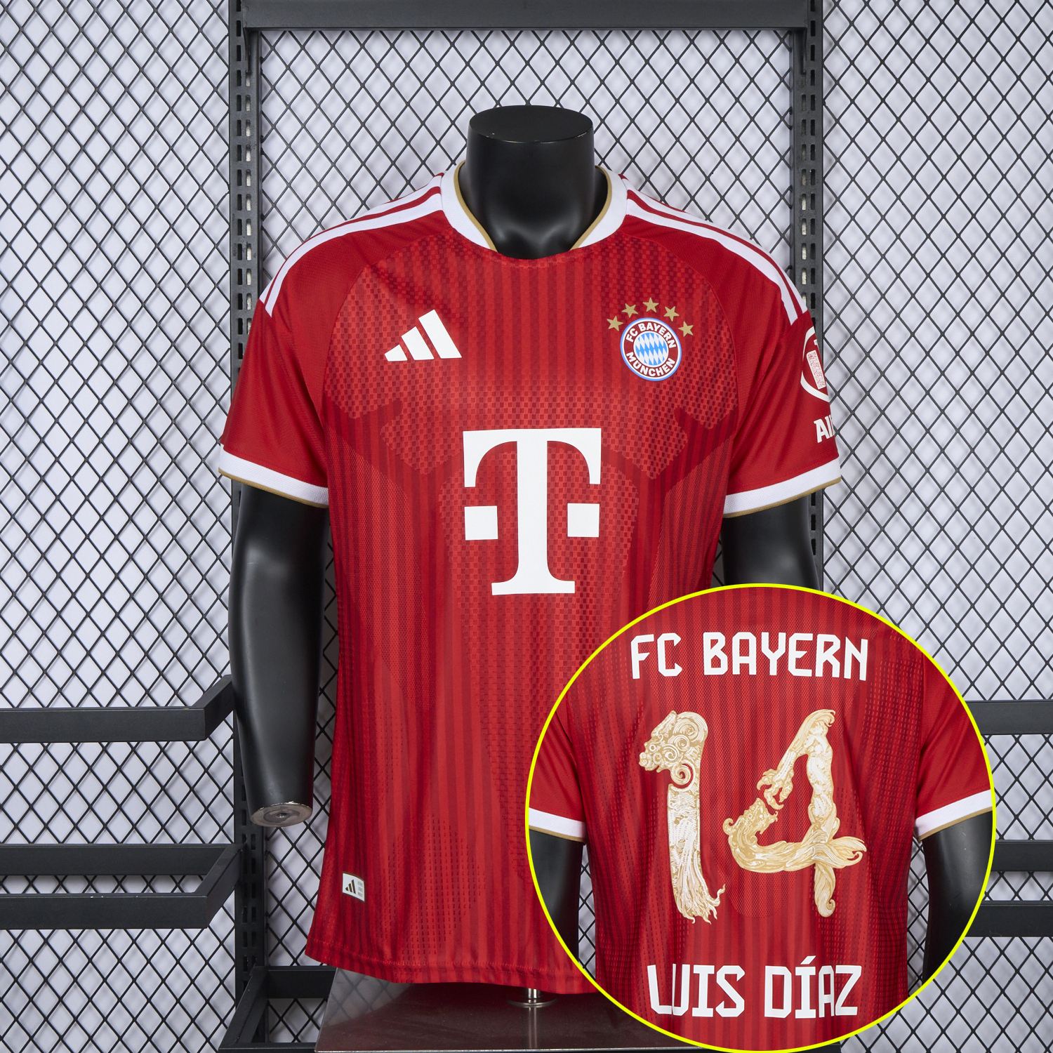 【Hong Kong Version Font】Bayern Munich 26-27 Home Jersey - Player Version - UnitedFutballJersey