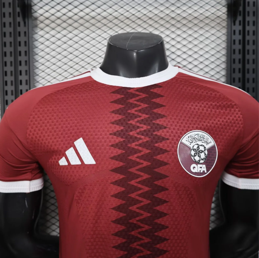 2026 Player Version Qatar National Team Home Football Shirt 1:1 Thai Quality