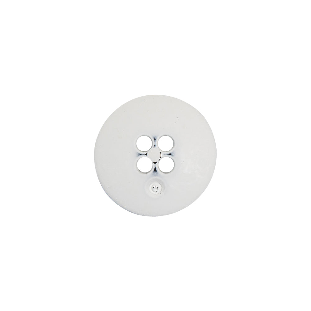Italian White 4-Hole Plastic Button - 24L/15mm - Joann Fabrics