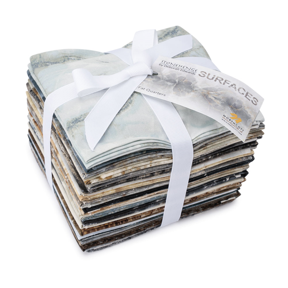 Stonehenge Quilting Cotton Fat Quarter Bundle Precuts - 24pc - Surfaces Collection - Joann Fabrics