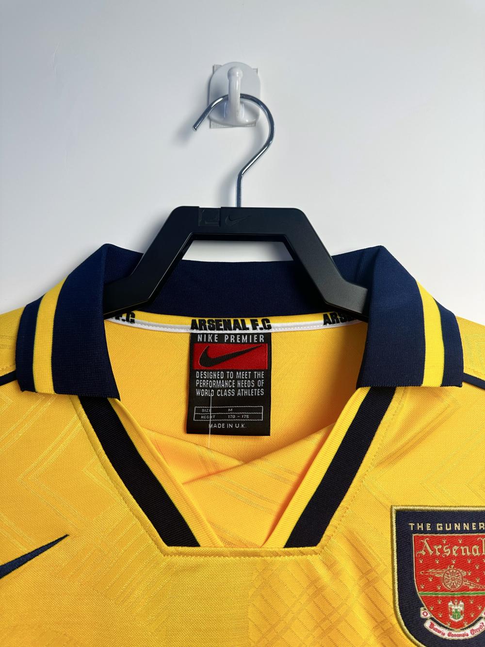 1996-1997 Retro Long Sleeve Arsenal Away Football Shirt 1:1 Thai Quality