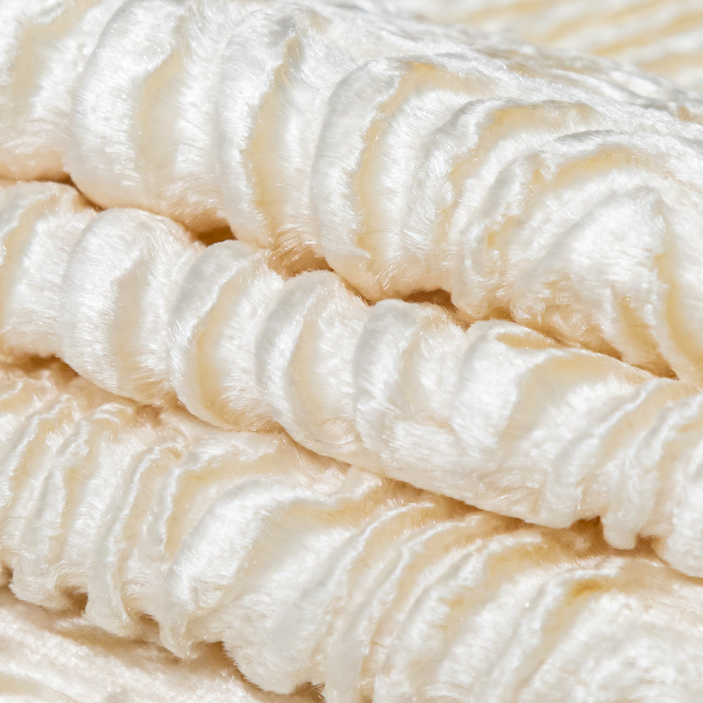 Woodgrain Faux Persian Lamb Fur - Sweet Corn - Joann Fabrics