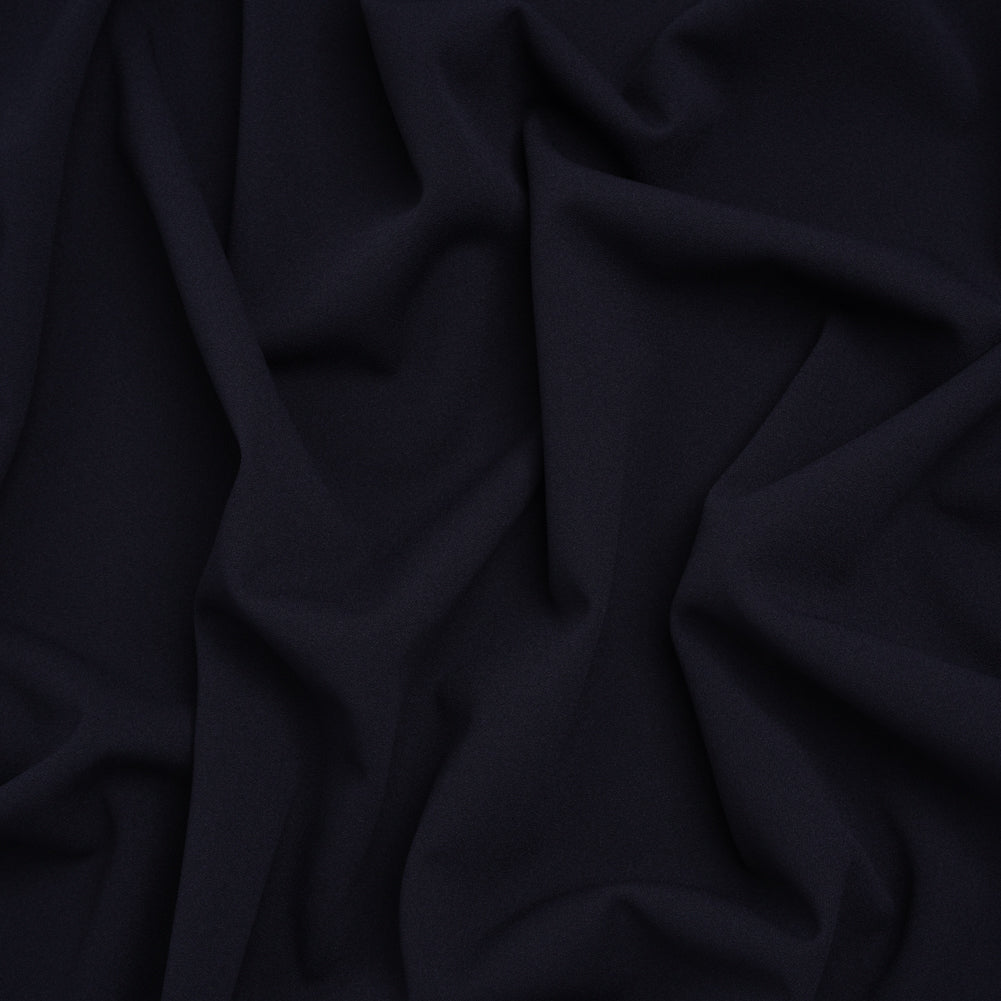 Stretch Polyester Crepe Double Knit - Navy Blue - Designer Deadstock - Joann Fabrics
