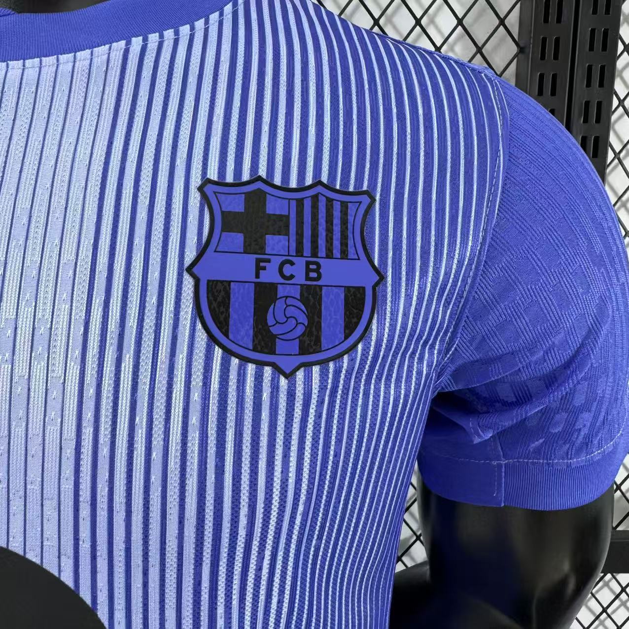 2025/2026 Player Version Barcelona Training Suit Purple Football Jersey 1:1 Thai quality