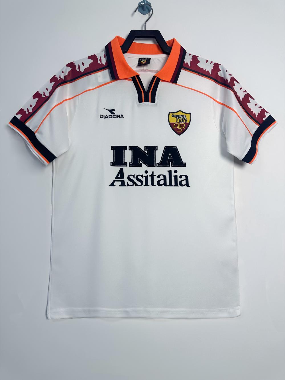 1998-1999 Retro Roma Away Soccer Jersey 1:1 Thai Quality