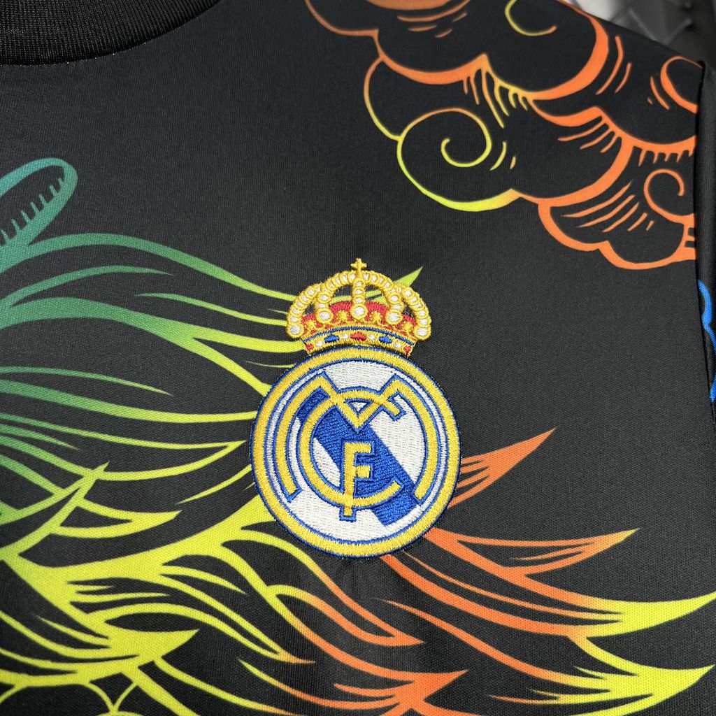 2024/2025 Real Madrid Black Cailong Special Edition Jersey 1:1 Thai Quality