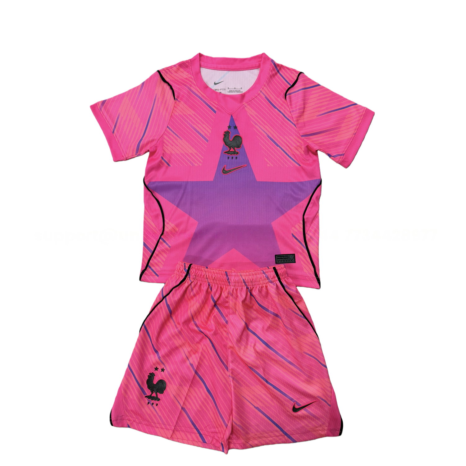 France 2026 Pink Goalkeeper Kids Kit - UnitedFutballJersey
