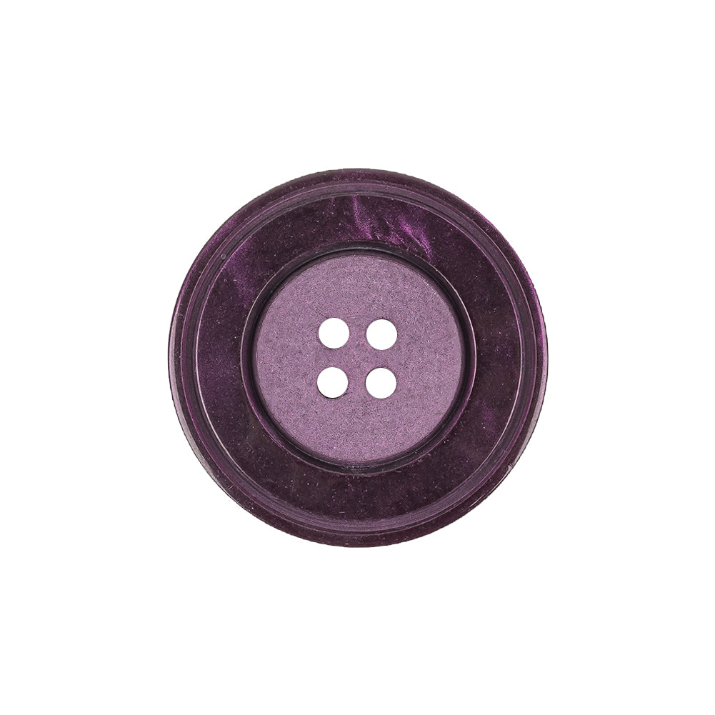 Purple Iridescent and Matte Shallow Plate 4-Hole Plastic Button - 36L/23mm - Joann Fabrics