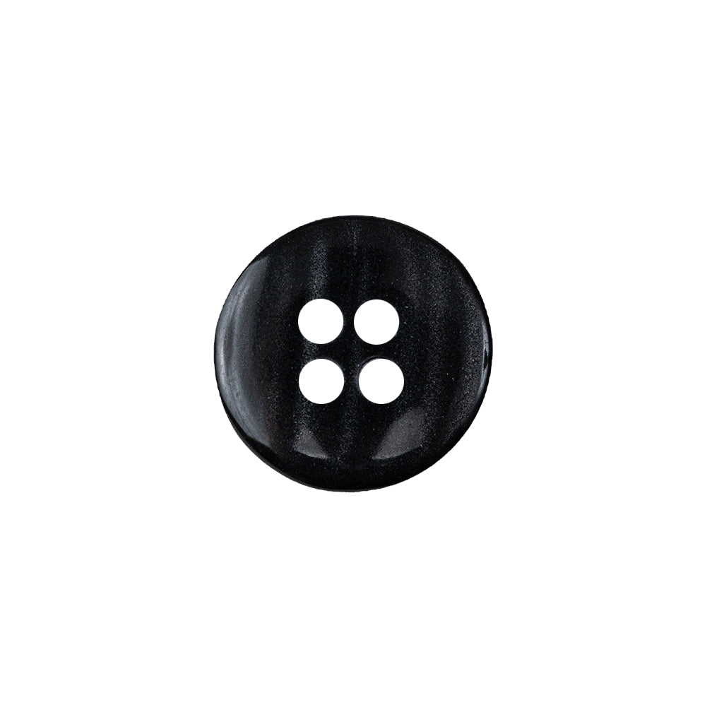 Black Beauty and Disco Ball Iridescent 4-Hole Plastic Button with Wide Rim - 24L/15mm - Joann Fabrics