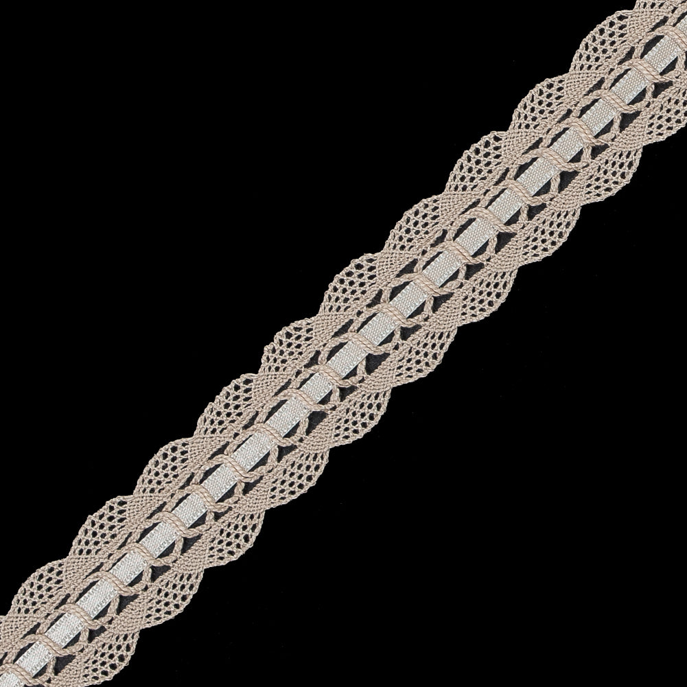 Champagne European Crochet Trim - 0.75