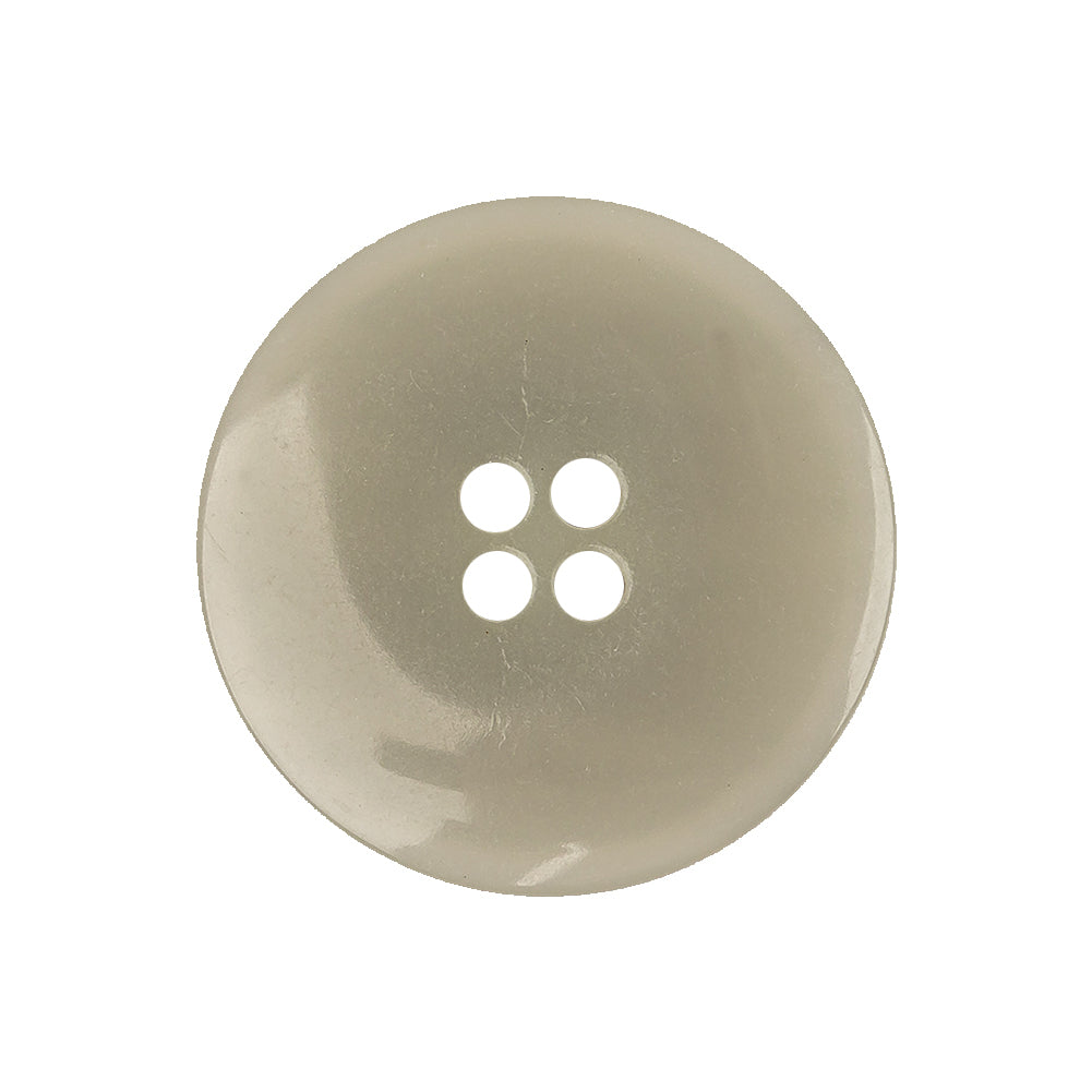 Italian Light Gray and White Striated 4-Hole Plastic Button - 40L/25.5mm - Joann Fabrics